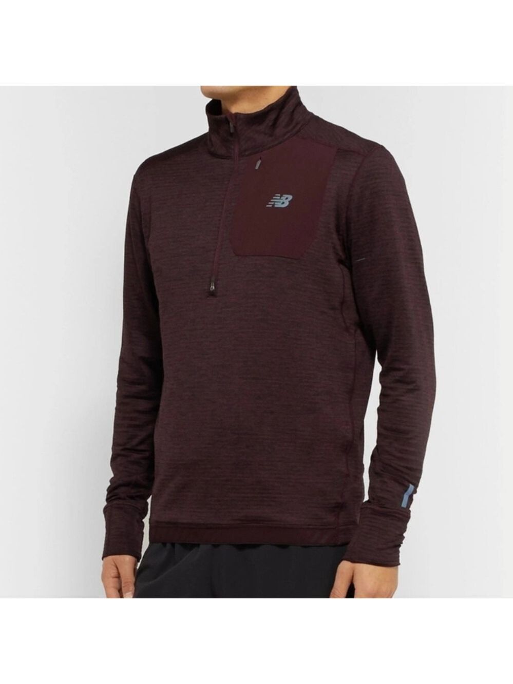 NEW BALANCE MENS HEAT GRID HALF ZIP PERFORMANCE SWEATSHIRT TOP SIZE MEDIUM